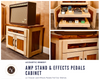 Amp Stand & Effects Pedals Cabinet