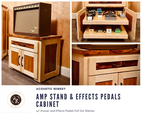 Amp Stand & Effects Pedals Cabinet