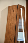 Grey Elm with Asbury Stain ClimaCase, UV Filtering Glass, Powered Light, and Lock